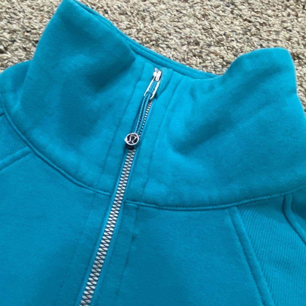 Lululemon Scuba Oversized Funnel Neck Half Zip (Oceanic Color) Xsmall/Small - Picture 4 of 9